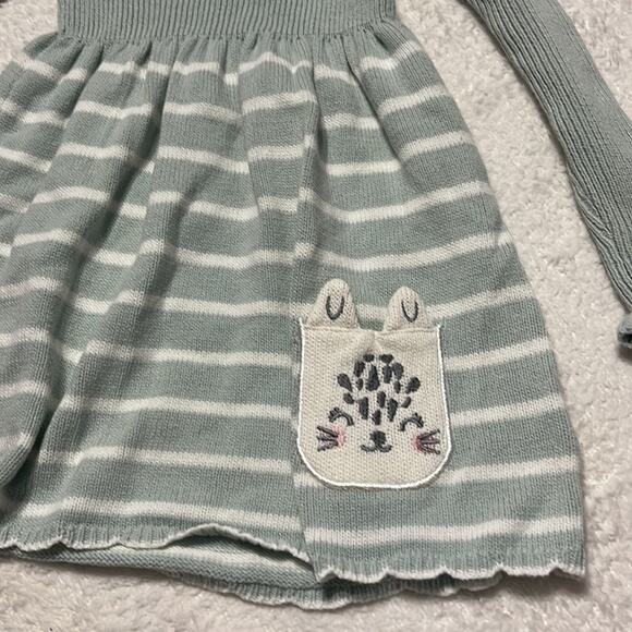 Max studio baby green knit  sweater size 5 - Picture 3 of 10